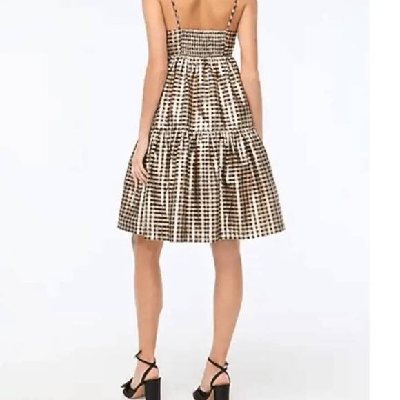 J.Crew Lurex black and gold Dress - Picture 2 of 12